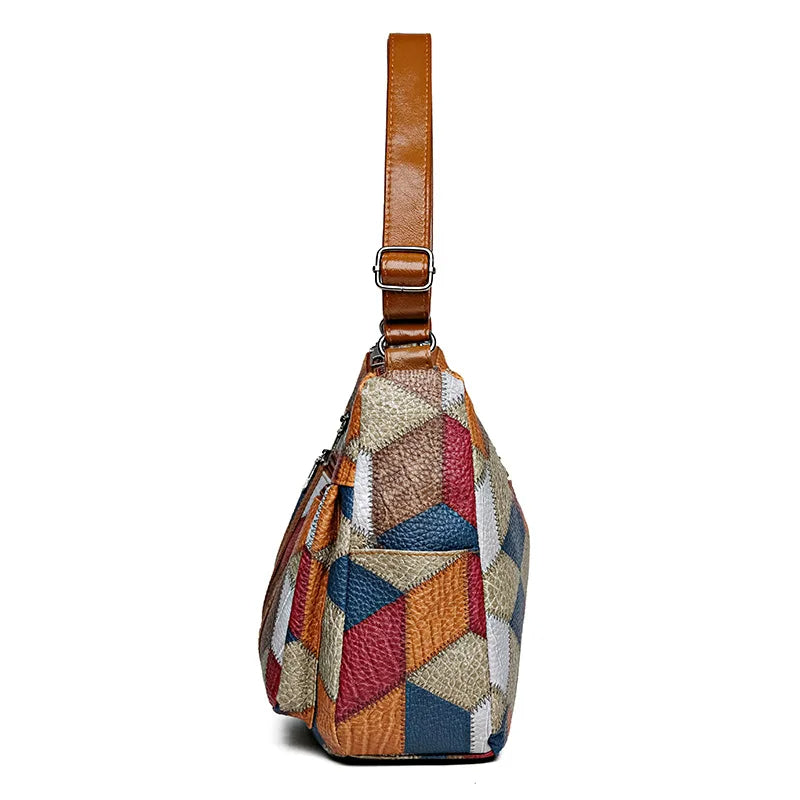 SARAH | Patchwork Shoulder Bag