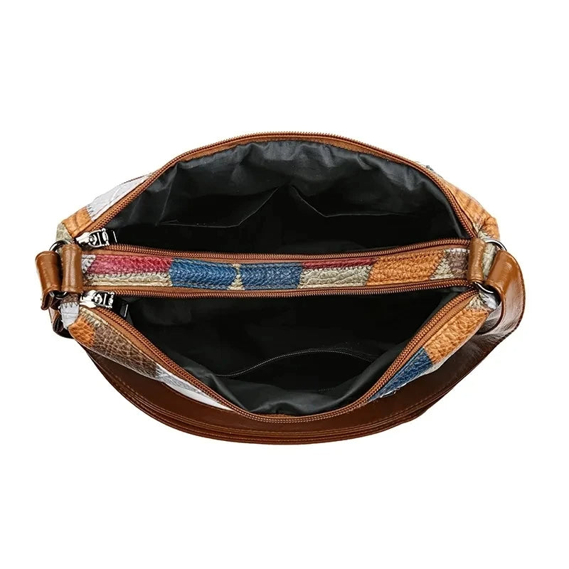SARAH | Patchwork Shoulder Bag