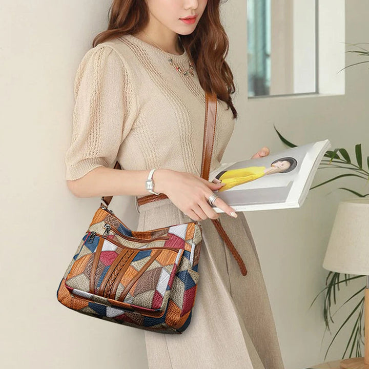 SARAH | Patchwork Shoulder Bag